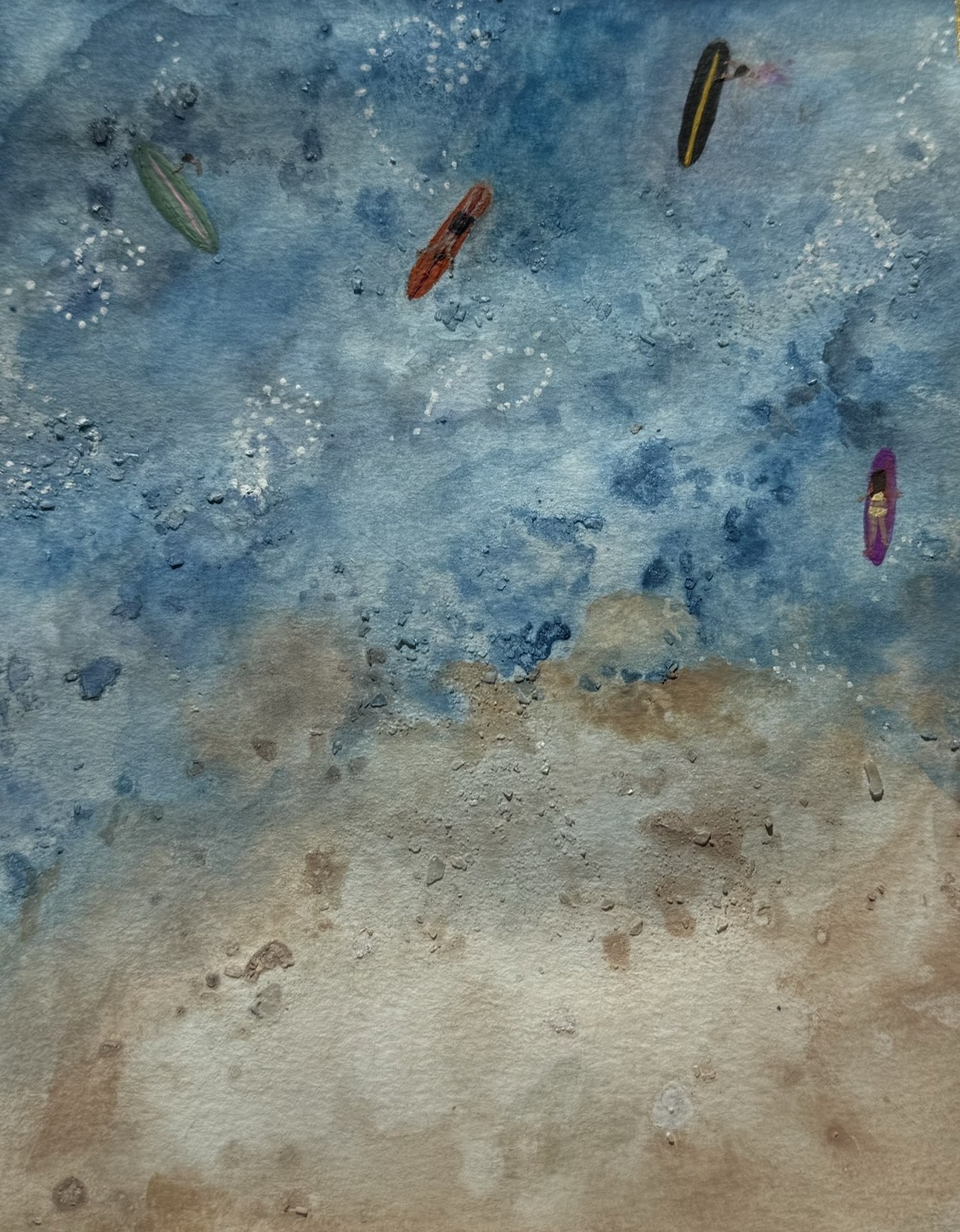 Sandy Beach original painting by Jami Siler Jalbert