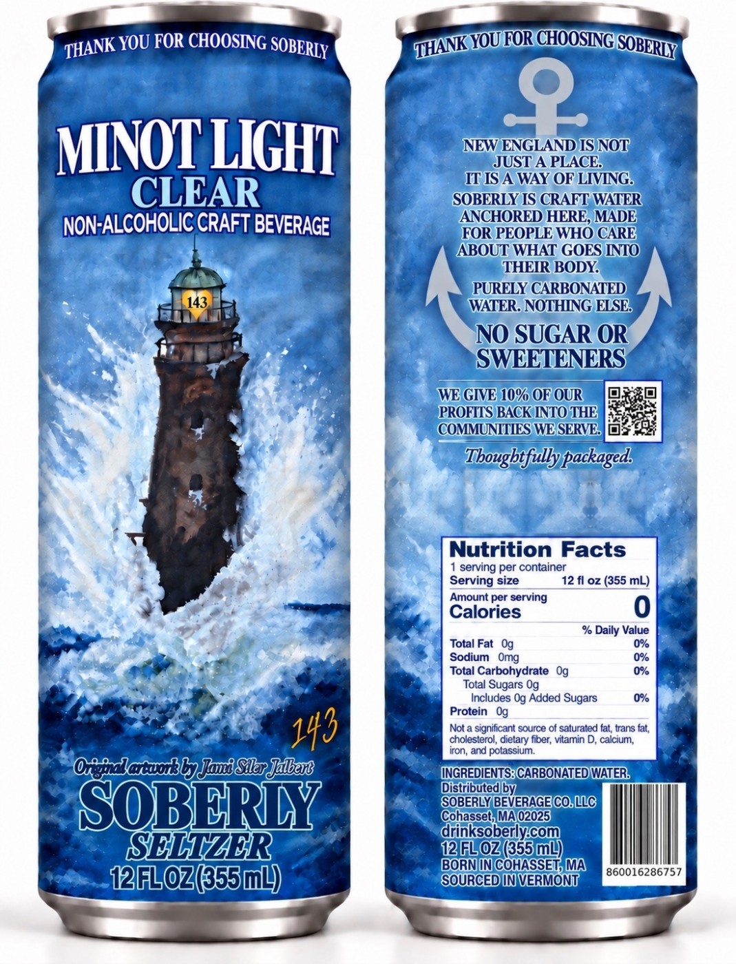 Minot Light Clear Soberly Seltzer