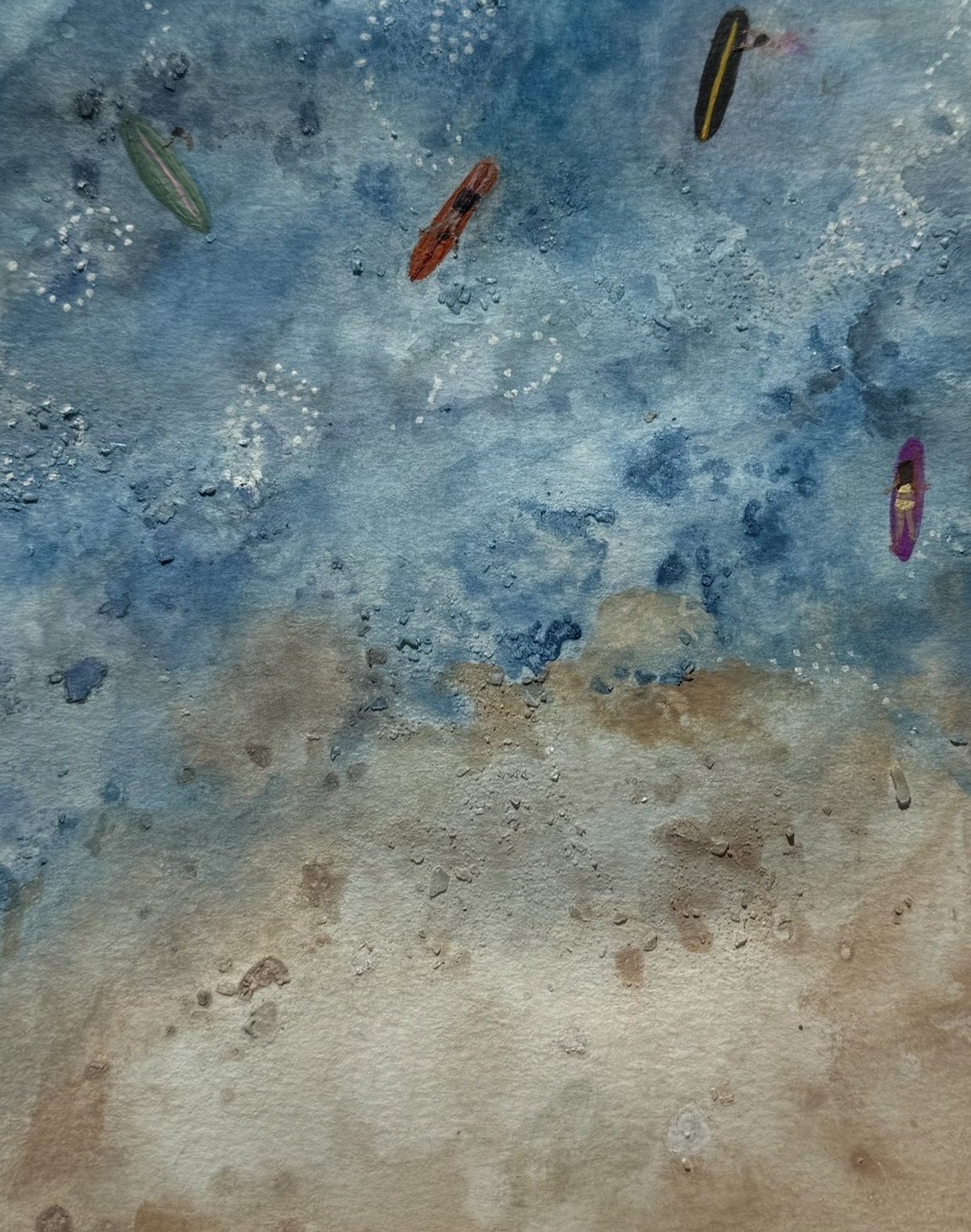 Sandy Beach, Cohasset, Massachusetts, original painting